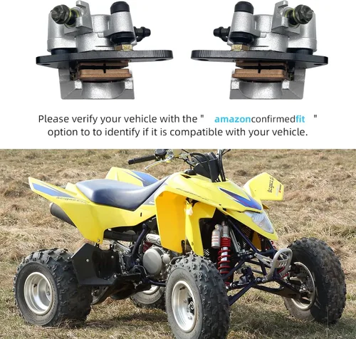 Vista 6 de M MATI Pinzas de freno delanteras izquierdas y derechas para Suzuki Eiger 400 500 Ozark 250 Quadsport 250 400 Vinson 500 LTA 400 500 LTF 250 400 LTZ