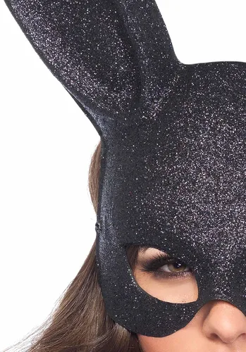Vista 2 de Leg Avenue Máscara de conejo para mujer, accesorio de disfraz de talla única
