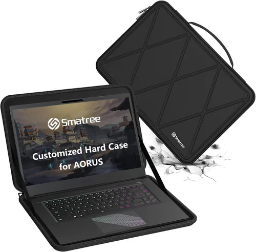 Vista 18 de Smatree Funda protectora rígida de EVA compatible con portátil GIGABYTE U4 UD de 14 pulgadas, GIGABYTE de 14 pulgadas, funda de transporte