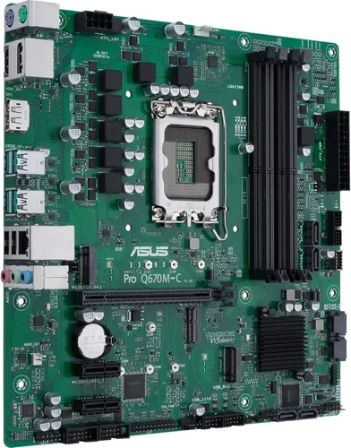 Vista 6 de ASUS Pro Q670M-C-CSM LGA 1700 (Intel 12ª y 13ª generación e Intel vPro) placa base comercial mATX