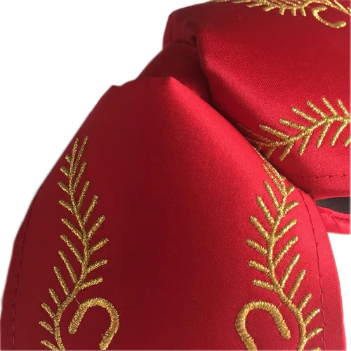 Vista 4 de hello Mariachi Pajarita mexicana Charro Mariachi rojo dorado mexicano Moño charros, Rojo
