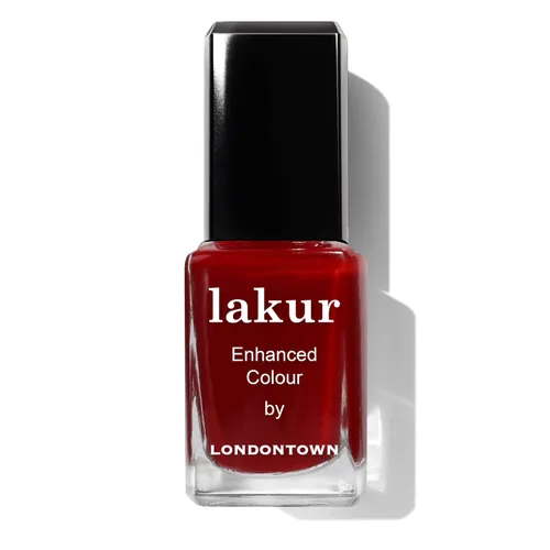 Vista 16 de LONDONTOWN Lakur Nail Polish - Red, Long-Lasting, Streak-Free, Chip-Resistant 21+ Free Non-Toxic Vegan Nail Color, Strengthens & Hydrates Nails