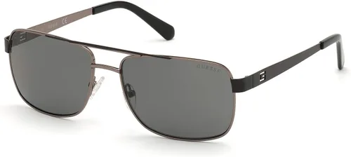 Vista 2 de GUESS Gu6968 Navigator - Gafas de sol para hombre, color plomizo brillantehumo polarizadas, 5816145, Bronce brillante polarizado ahumado