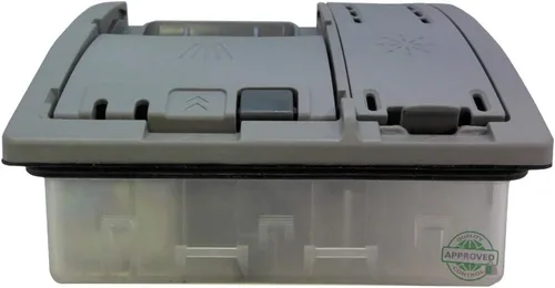 Vista 3 de Bosch 00645208 - Dispensador de detergente original OEM (gris) para lavavajillas Bosch