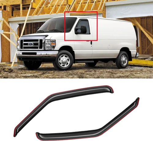 Vista 33 de Protectores de lluvia en canal para Jeep Grand Cherokee L 2021-2026, protectores de visera de ventana, deflector de ventilación, sombra viento humo