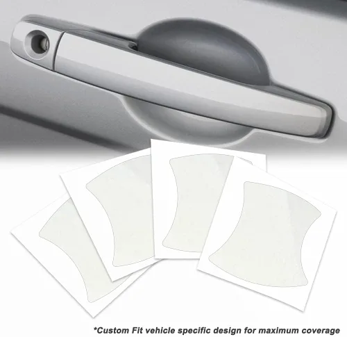Vista 2 de Protector de pintura transparente para manija de puerta de ajuste personalizado, protector de piedra antiarañazos, PPF (4 unidades) para Chevy