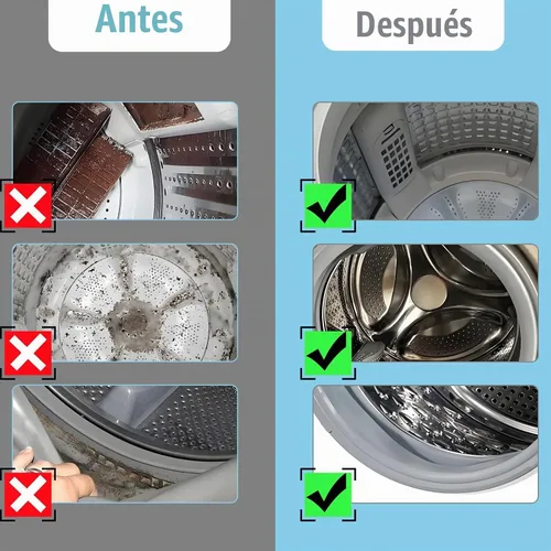 Vista 6 de Cepillo de limpieza para lavadora, kit de limpiador de ventilación