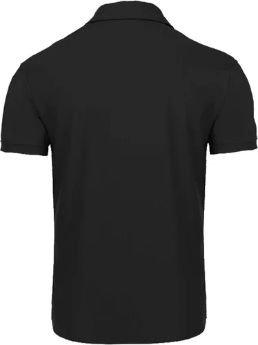 Vista 3 de SWISSWELL Polo de manga corta para hombre polo de golf casual atlético de secado rápido para correr tenis senderismo Bandera negra