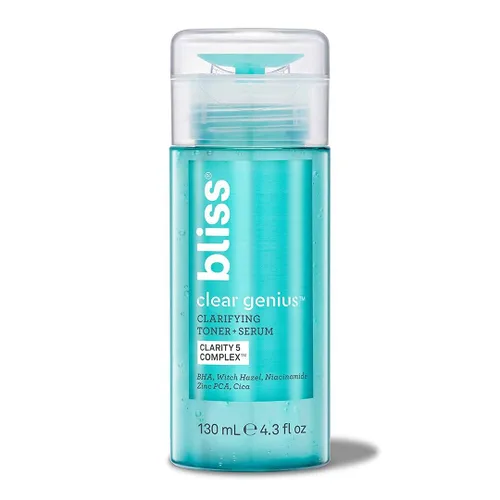 Vista 9 de Bliss Clear Genius Tónico + Suero Clarificante - 127 ml - Purifica los poros, tonifica, calma y aclara la piel - Ácido salicílico, Niacinamida