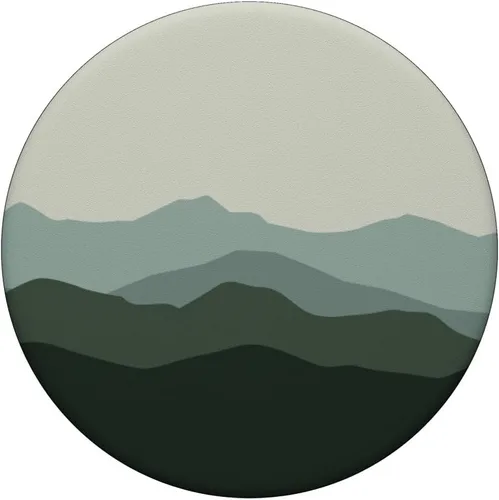 Vista 3 de PopSockets PopSockets intercambiables con diseño de paisaje de montaña moderno minimalista