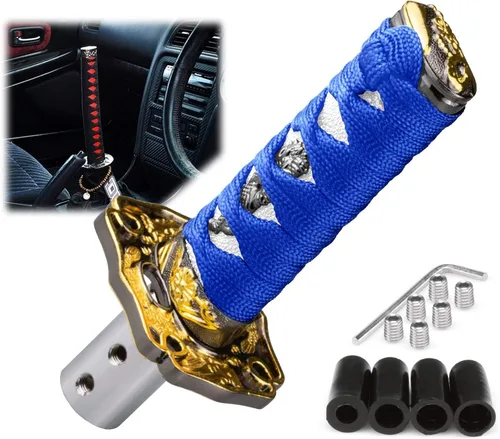 Vista 31 de EZAUTOWRAP Espada Samurai 5.9 pulgadas., 10cm, Negro Blanco