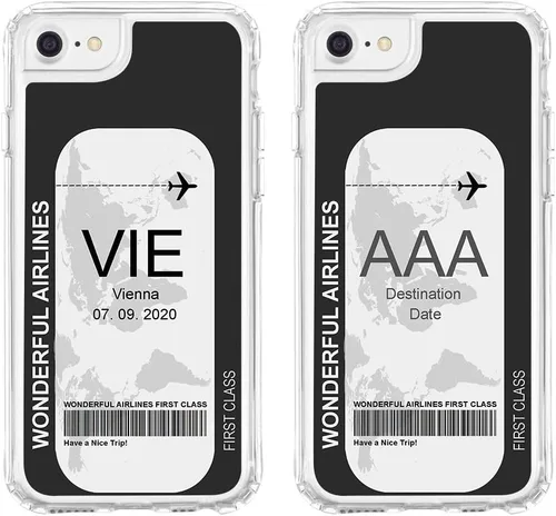 Vista 80 de Funda de teléfono personalizada para Apple iPhone 8 Plus iPhone 7 Plus, personalizada con foto, imagen, texto, imagen, diseño de imagen