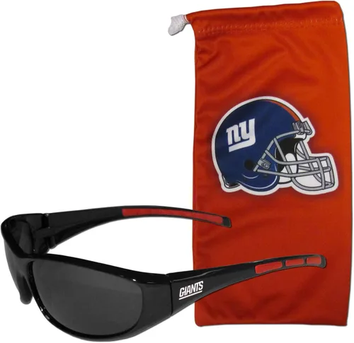 Vista 7 de Siskiyou NFL Unisex Wrap Sunglasses and Bag Set