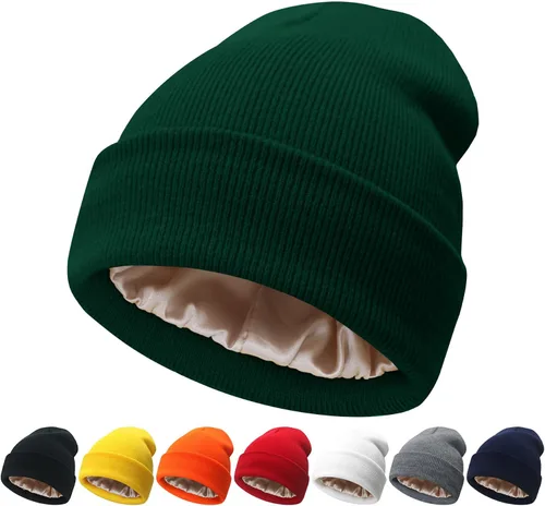 Vista 22 de NPQQUAN Unisex Beanie Hats for Men Women Winter Knit Beanies