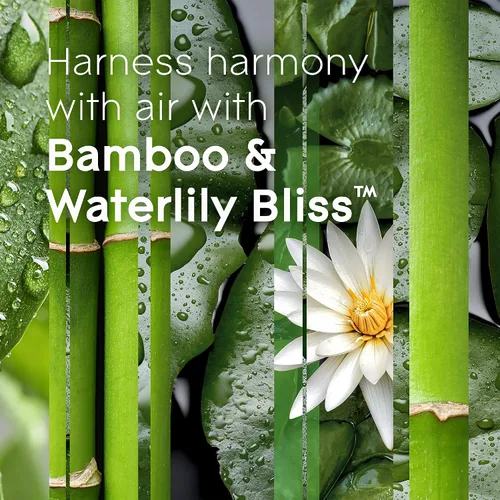 Vista 4 de Glade - Ambientador, espray de habitación, Bamboo & Waterlily Bliss, 8 onzas