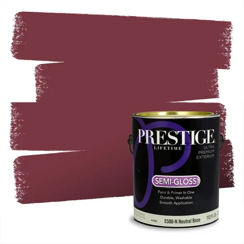 Vista 94 de Prestige Paints Pintura exterior e imprimación en uno, 1 galón, plano, coincidencia comparable de Valspar* Amber Rose*