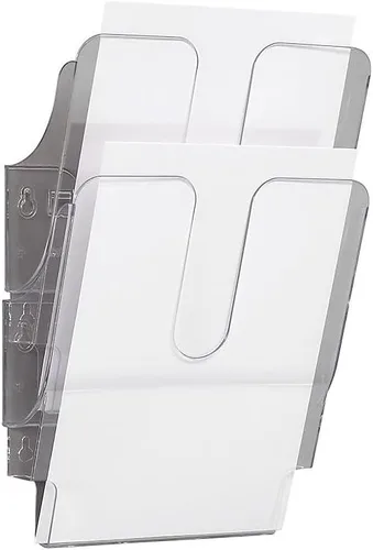Vista 3 de Durable FLEXIPLUS 2 - Soporte para literatura de retrato A4 Transparente Soporte para documentos montado en la pared Perfecto para volantes