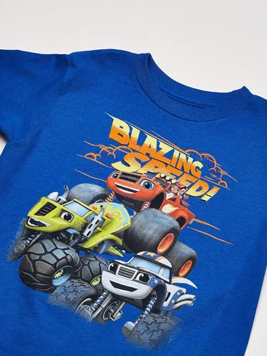 Vista 2 de Blaze and the Monster Machines - Camiseta de manga corta para niño de Nickelodeon