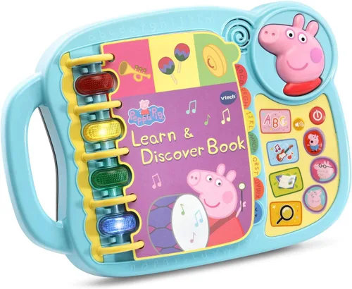 Vista 3 de VTech Peppa Pig - Libro de aprendizaje y descubrimiento, color azul