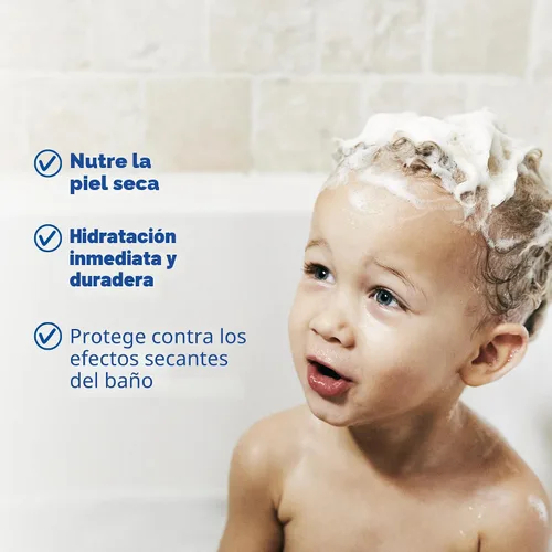 Vista 4 de Mustela Gel limpiador nutritivo para bebés – Gel de baño y cabello para piel seca – con aguacate natural, crema fría y cera de abejas, 10.14 onzas
