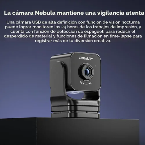 Vista 7 de Kit Inteligente Creality Nebula, Plataforma de Impresión de Alta Velocidad con Cámara 3D Nebula, Pantalla Táctil de 4.3 Pulgadas, Monitoreo Remoto