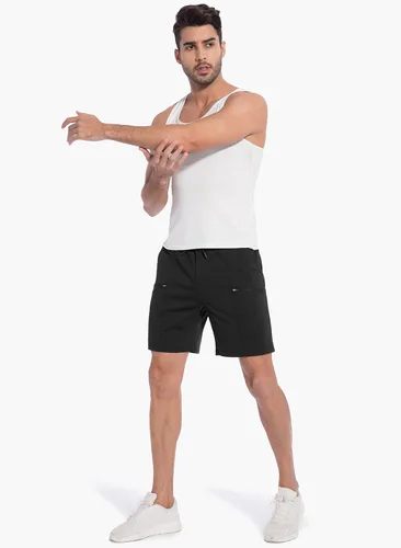 Vista 5 de M MAROAUT Pantalones cortos deportivos para hombre de 7 pulgadas, bolsillos con cremallera adicionales, pantalones cortos de entrenamiento
