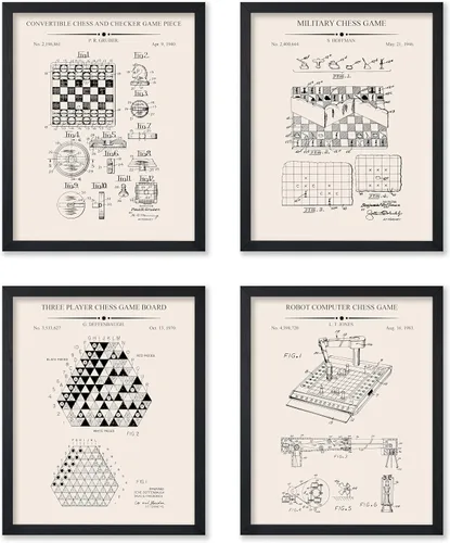 Vista 58 de Poster Master Póster de juguete de construcción de 2 piezas, estampado de patente de bloques de construcción, arte de minifigura, diseño