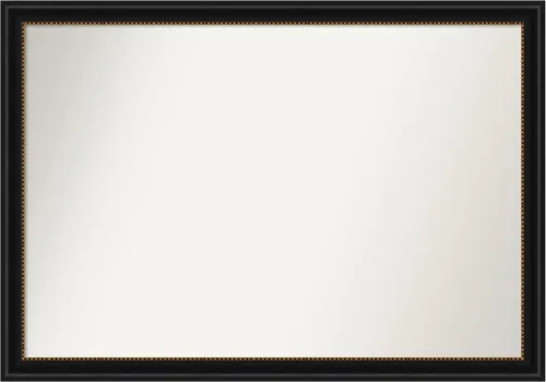 Vista 45 de Amanti Art Espejo personalizado, gran espejo de baño estrecho, espejo de pared o espejo de tocador de baño sobre el fregadero (24 x 24 pulgadas)