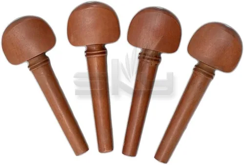 Vista 3 de SKY Juego de clavijas de violín de ébano talladas de tamaño completo 4/4 a estrenar