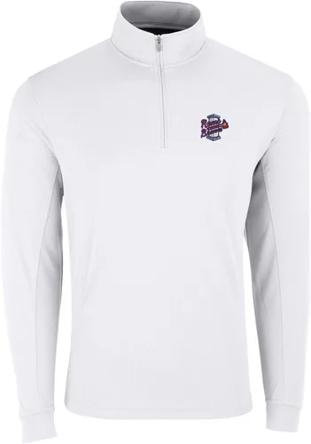Vista 33 de Vantage Apparel Jersey con cremallera de un cuarto de béisbol de la liga menor