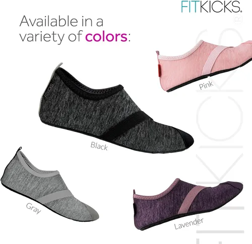 Vista 3 de FITKICKS Zapatos de agua deportivos plegables para mujer, estilo de vida activo, minimalistas, descalzos, para yoga