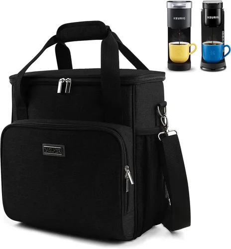 Vista 14 de BAGLHER Funda de mezclador de cocina resistente para batidoras de 4.5 a 5 cuartos de galón, funda de transporte 2 en 1 de hombro y mano con Gris