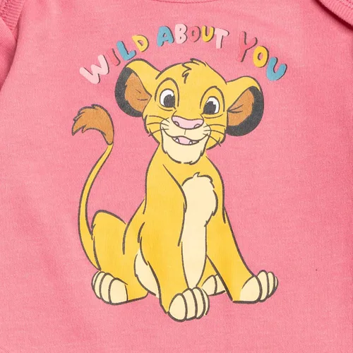 Vista 4 de Disney Simba Patch - Paquete de 2 vestidos de dormir de manga larga para envolver