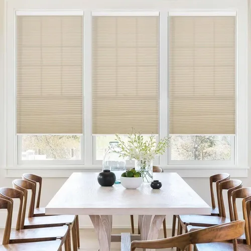 Vista 8 de MYshade Persianas celulares inalámbricas con filtro de luz de 1.5 pulgadas, aislamiento térmico, reducción de ruido, impermeables, tratamientos