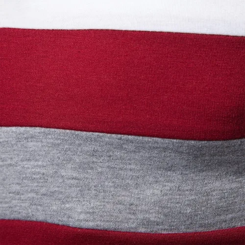 Vista 5 de Camisas polo de golf clásicas de algodón con bloques de color para hombre, estilo casual, manga corta, ajuste regular, camisetas de contraste