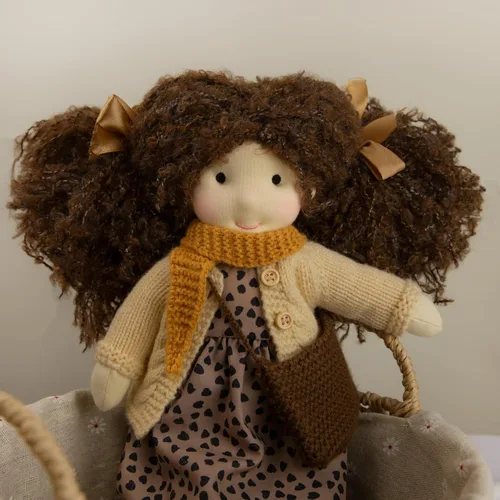 Vista 5 de BlissfulPixie Ballerina - Muñeca Waldorf de 12 pulgadas, hecha a mano, personalizada, para coleccionistas, regalo de cumpleaños para niños