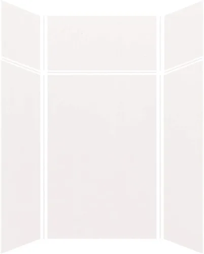 Vista 29 de Transolid EWKX363696-41 Expressions - Kit de pared de ducha de 6 paneles con extensión, 36 pulgadas de largo x 36 pulgadas de ancho x 96 pulgadas