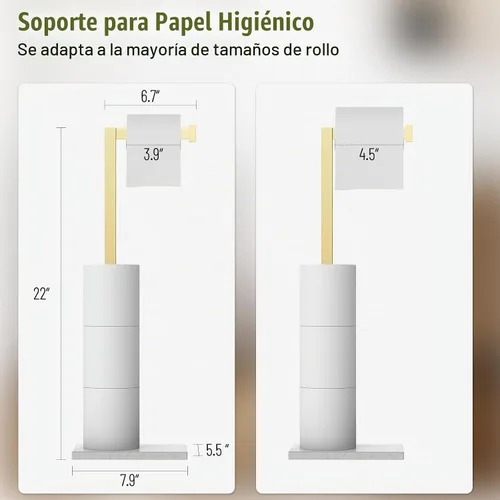 Vista 2 de Acero inoxidable cepillado del SUS 304 de la base del mármol del soporte Oro cepillado