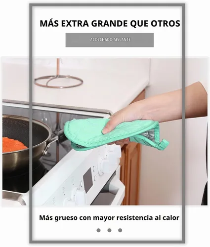 Vista 3 de Joyhalo Paquete de 4 soportes para ollas para cocina Aqua