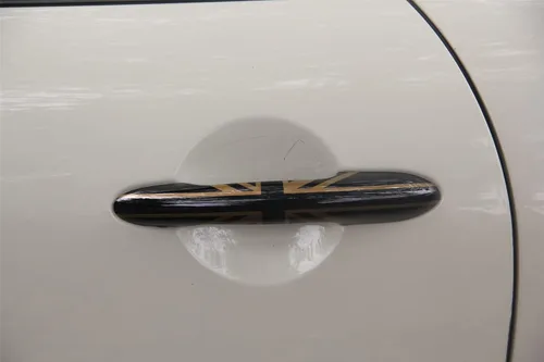 Vista 3 de Cubierta para manija de puerta lateral exterior de automóvil, carcasa de ABS brillante, accesorio compatible con Mini Cooper Serie R Mini Cooper