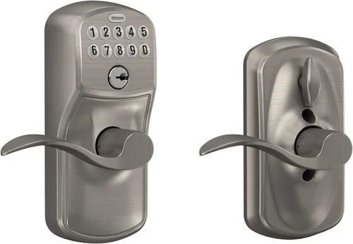 Vista 34 de SCHLAGE FE595VCAM716ACC FE595VCAM/ACC 716 cerradura de teclado para puerta, con manija Accent, flexible, bronce envejecido