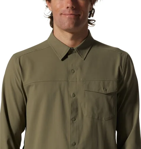 Vista 4 de Mountain Hardwear Camisa de manga larga Shade Lite para hombre Secado rápido con protección solar completa