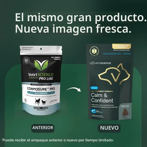 Vista 2 de VETRISCIENCE Max Veterinary Strength Calm & Confident Mastics, 45