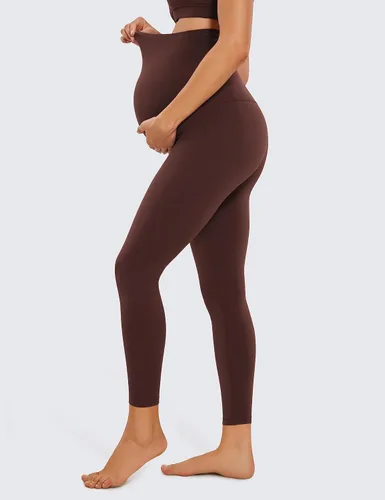 Vista 4 de CRZ YOGA Butterluxe - Leggings de maternidad para mujer, sobre el vientre, 25 pulgadas, pantalones suaves para entrenamiento, yoga, embarazo