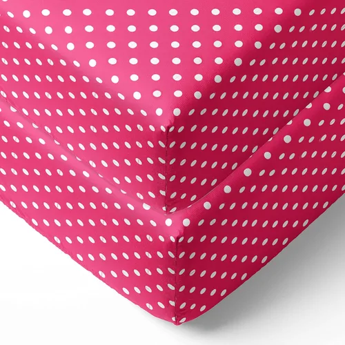 Vista 15 de Bacati - Sábana bajera ajustable de 100 % algodón universal para bebé de EE. UU. para cuna o niño pequeño (PIN DOTS, turquesa aguamarina)