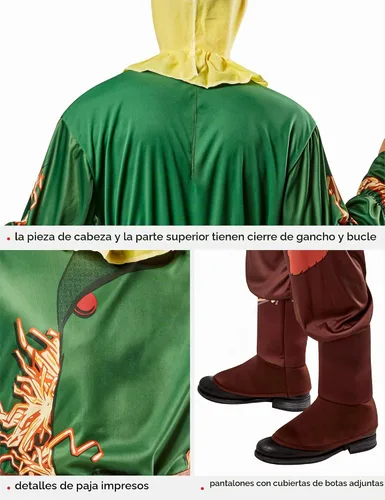 Vista 5 de Rubie's Disfraz de espantapájaros, edición del 75 aniversario de Mago de Oz, para adulto