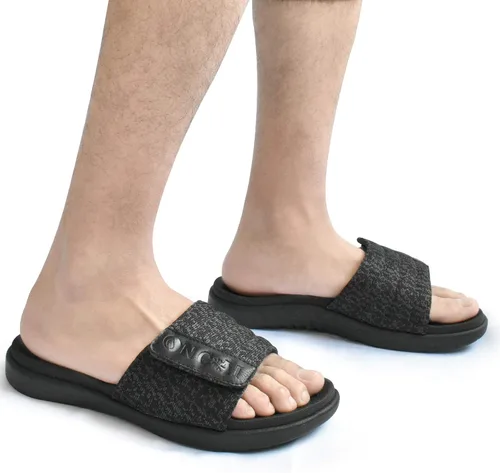 Vista 6 de ONCAI Sandalias deportivas para hombre con puntera abierta, correas ajustables, ortopédicas para fascitis plantar, con plantilla de soporte de arco