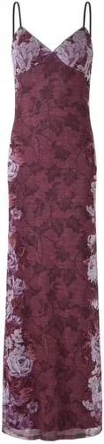 Vista 5 de Vestido largo sexy con tirantes delgados florales Y2K para mujer, sin espalda, corte bajo, ajustado, vestido largo, fiesta, club, playa