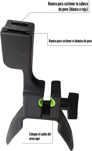 Vista 3 de MOJO Outdoors Scoot N Shoot Gunner - Soporte para señuelo de pavo, accesorios de caza, equipo de caza de Turquía y accesorios