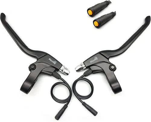 Vista 8 de Maneta de freno para bicicleta eléctrica WUXING 115PDD, empuñaduras de freno para bicicleta eléctrica o scooter E, accesorios de bicicleta eléctrica